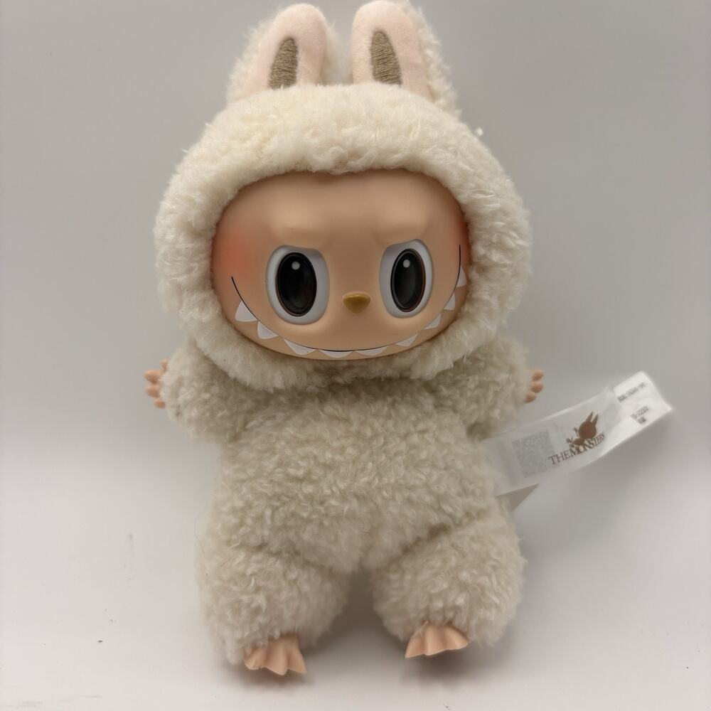 Authentic POP MART Labubu Soymilk The Monsters Exciting Macaron Vinyl Plush